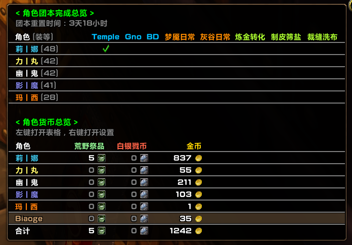 BiaoGe插件